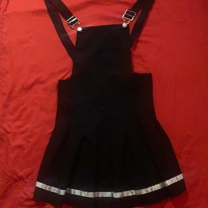 A jumper skirt/overall skirt